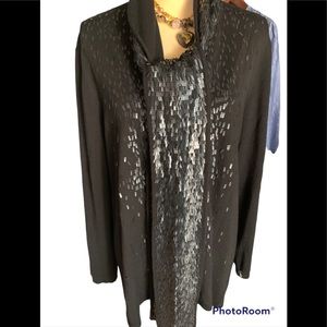 LAST ChANCE B4 GRAB BAG😀 Eileen Fisher Sequined Cardigan & Scarf